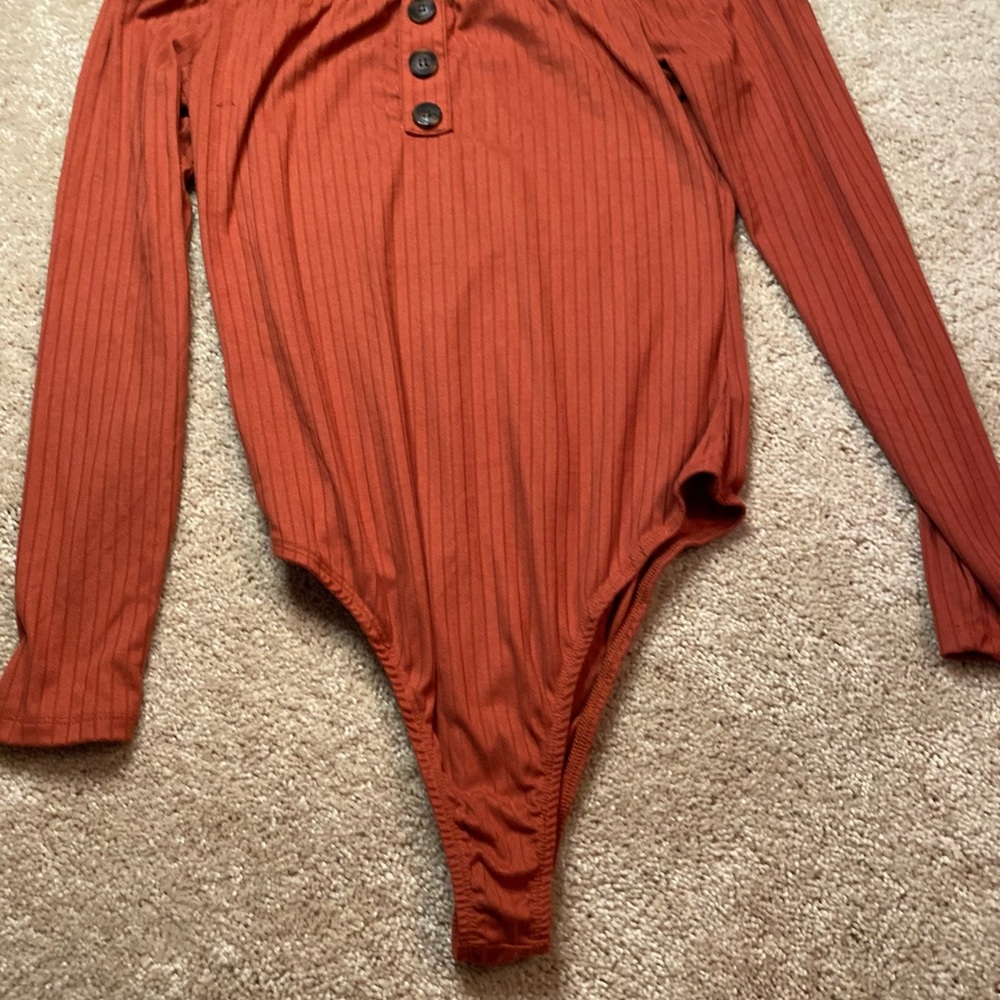 Rue21 Off-Shoulder Bodysuit with Buttons